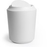 Корзина для мусора с крышкой corsa-kera, 6 л, белая (56054)
