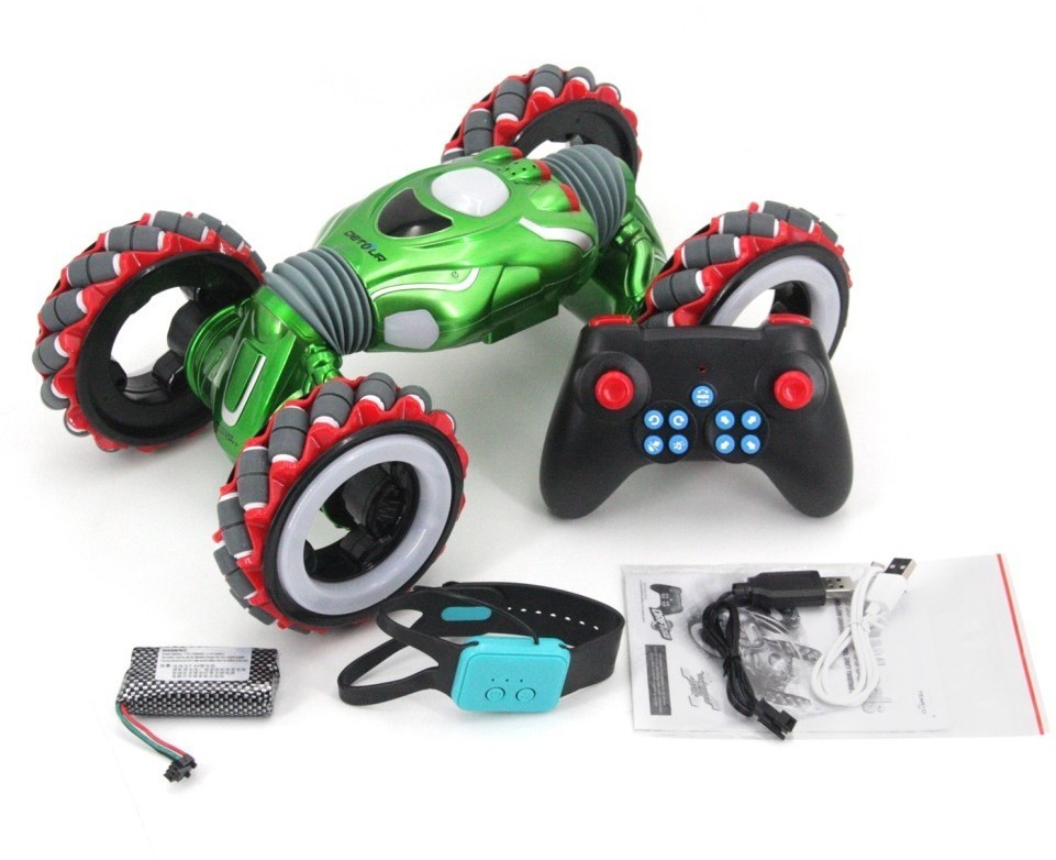 Радиоуправляемый дрифт Твистер Yearoo (часы + пульт) 1:10 (99003-1A)-GREEN