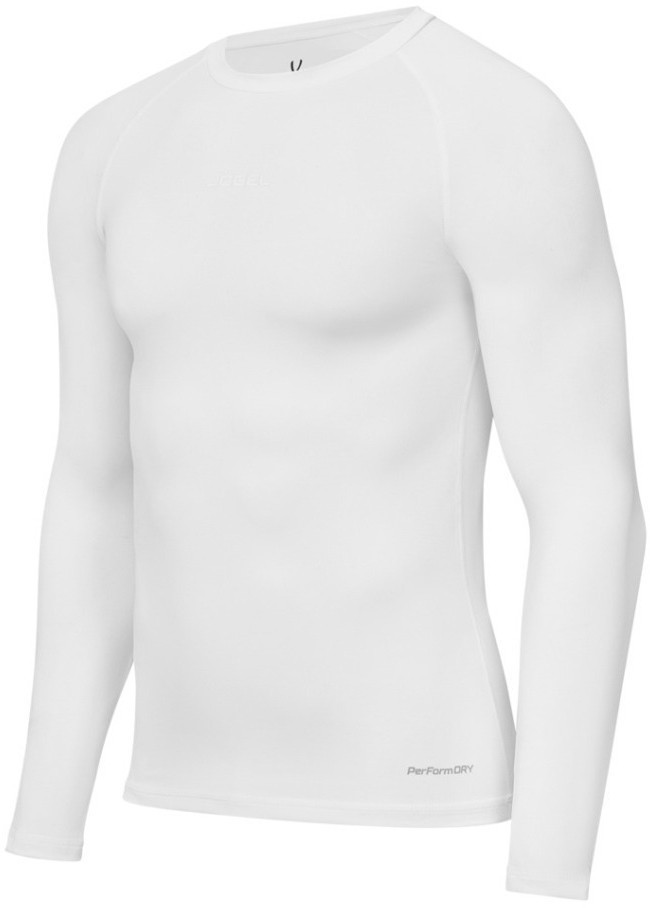 Футболка компрессионная с длинным рукавом JOGEL PerFormDRY Baselayer LS Tee, белый (2128922)