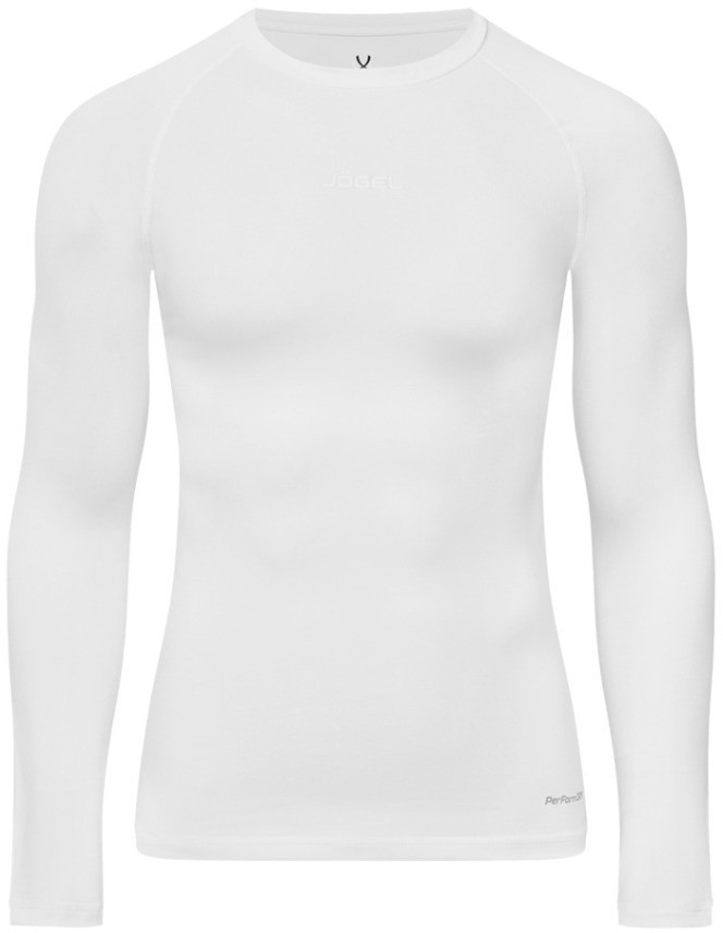 Футболка компрессионная с длинным рукавом JOGEL PerFormDRY Baselayer LS Tee, белый (2128922)