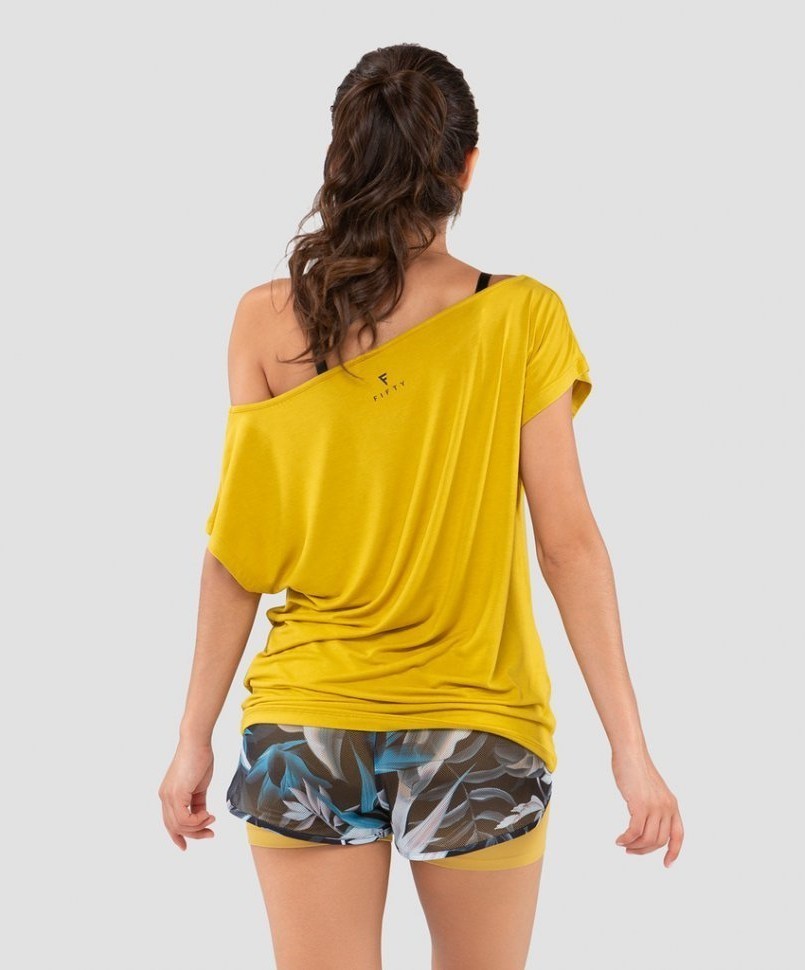 Женская футболка Ease Off mustard FA-WT-0202-MSD, горчичный (756488)