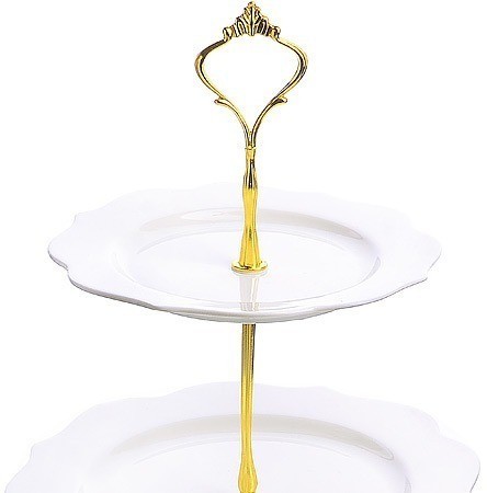 Конфетница 3ярус 18-23-26,5см фарфор LR (60006)