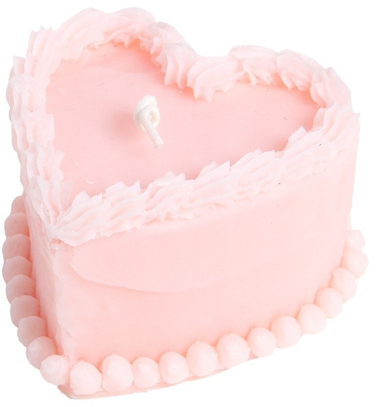 Свеча cake, 4,8 см, розовая (78961)