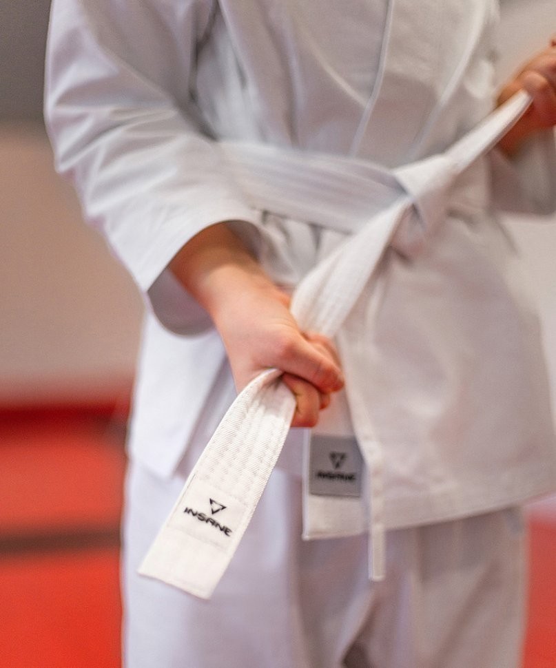 Пояс для единоборств BASE, хлопок, белый, 280 см (1758992)