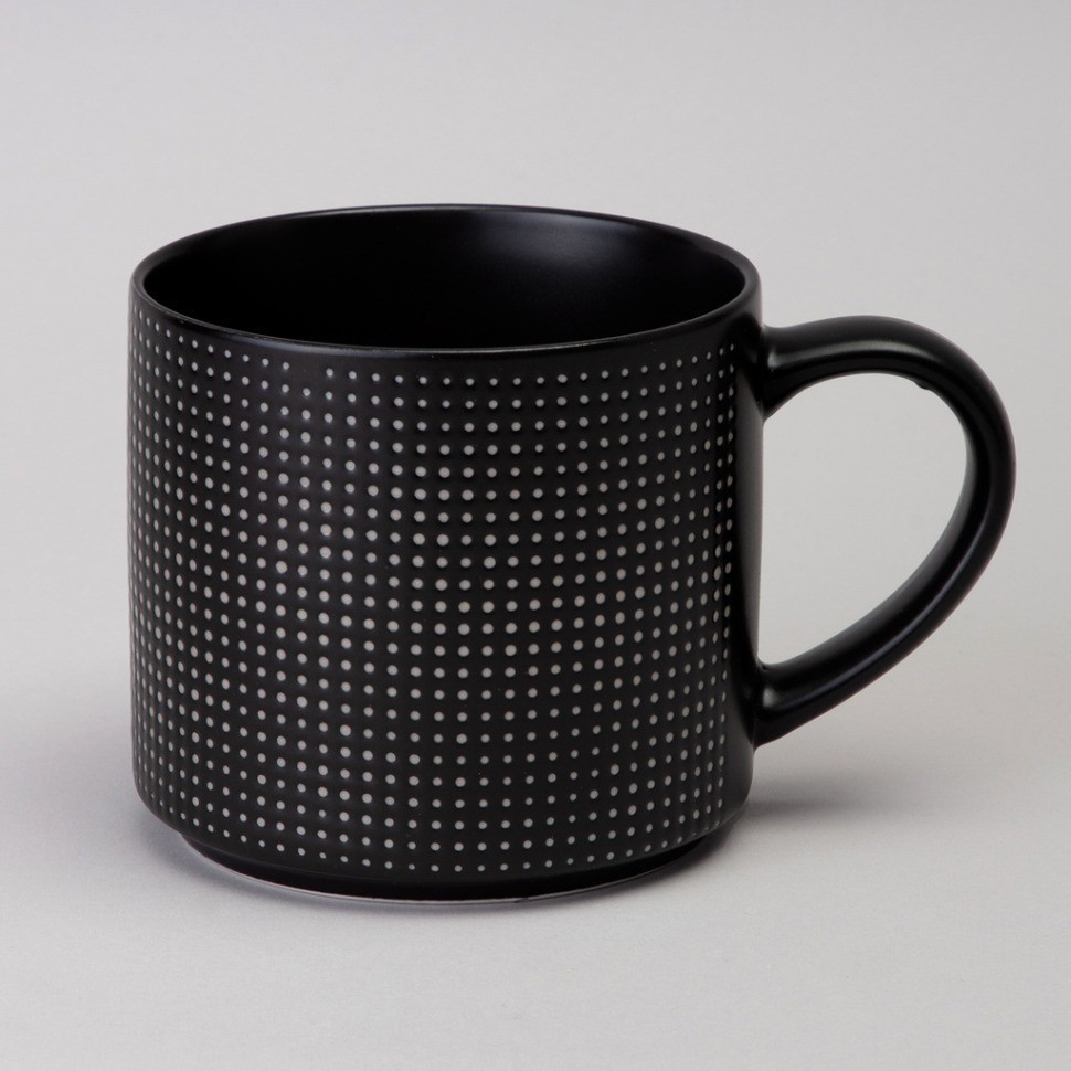 Кружка "break time" 470 мл черная Lefard (260-961)