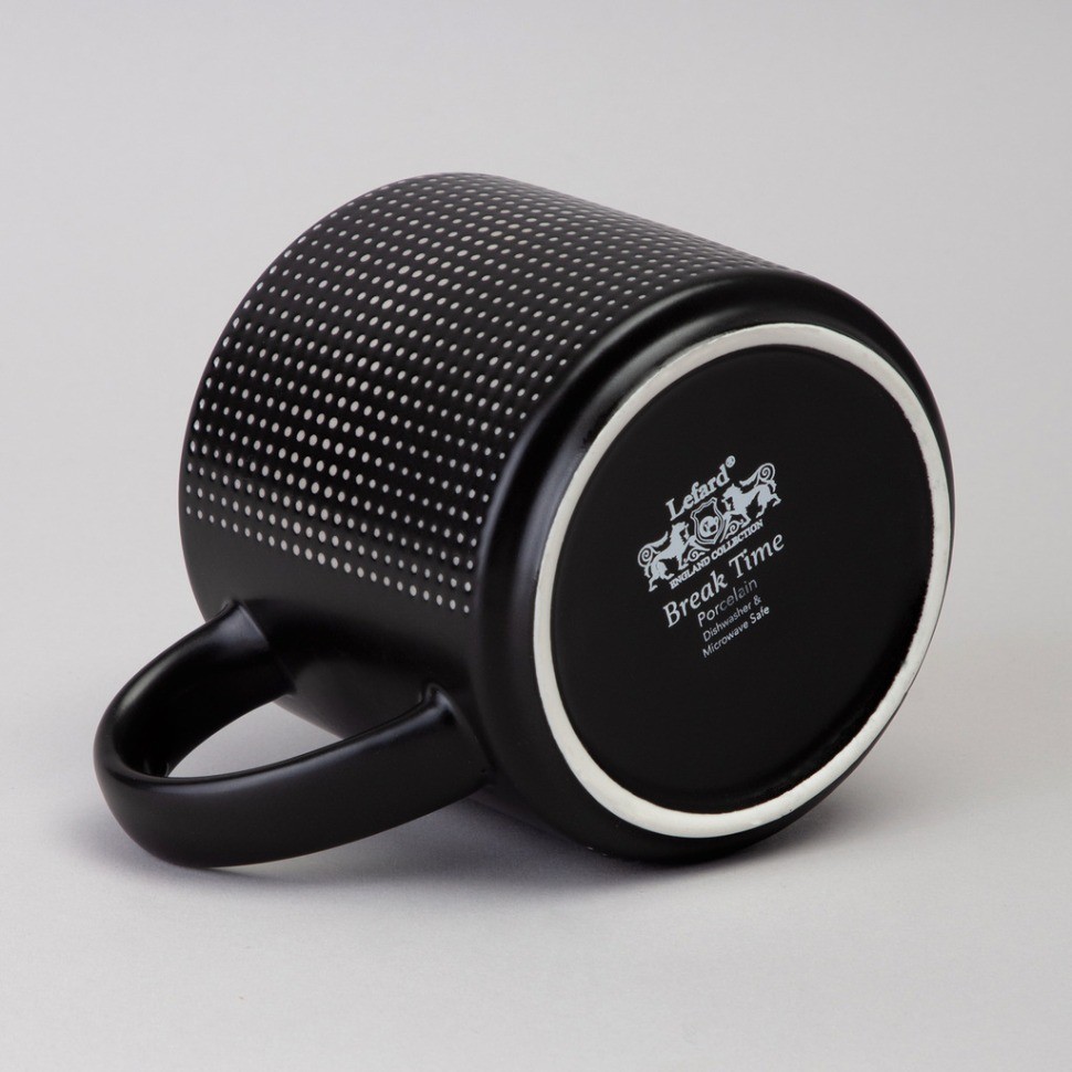 Кружка "break time" 470 мл черная Lefard (260-961)