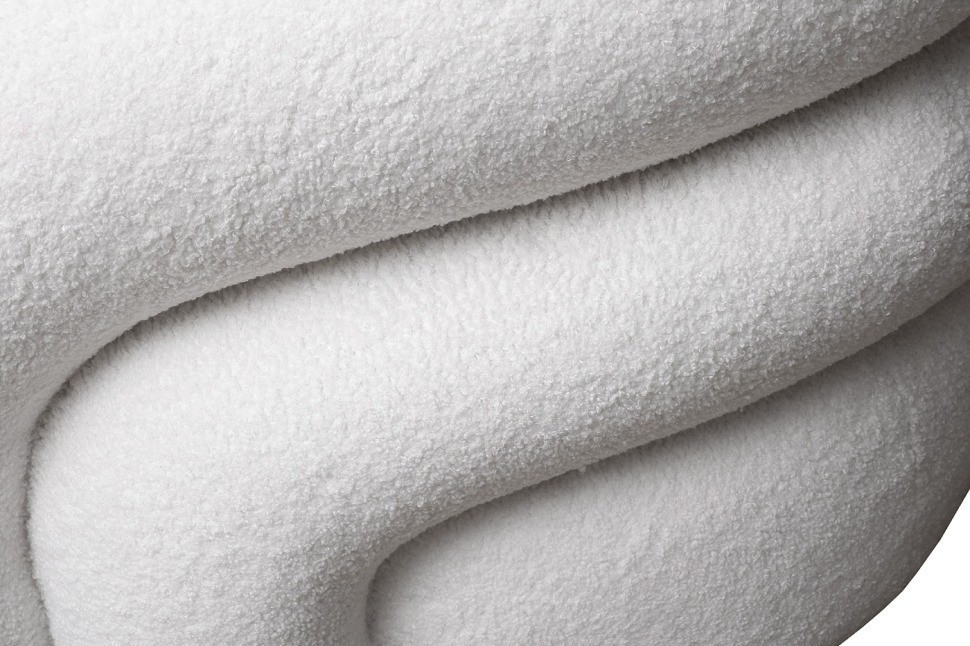 Кресло Monblan поворотное букле белое Hush000 93*90*70см (TT-00012939)