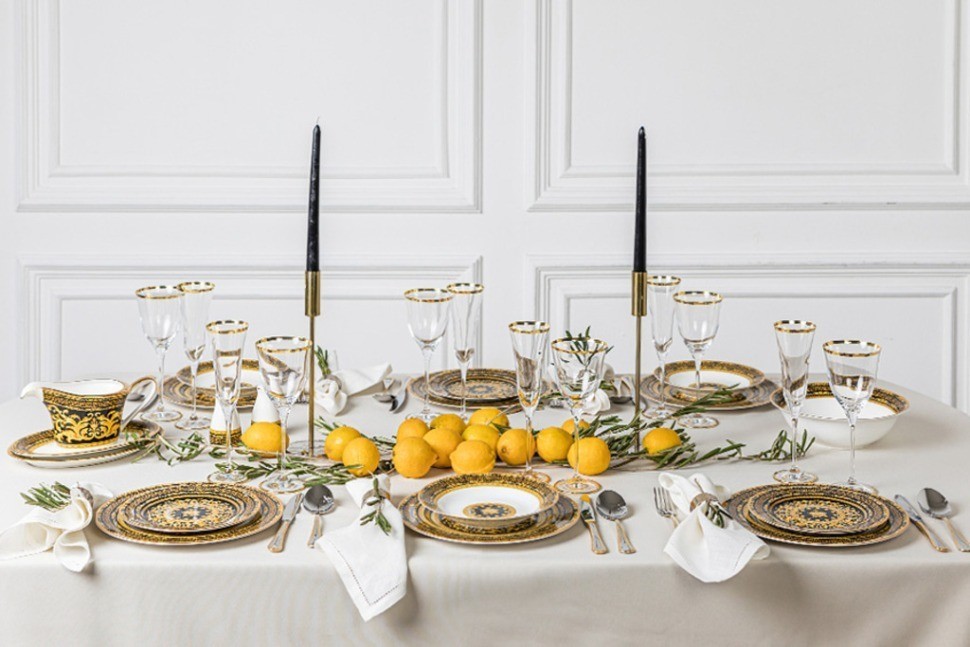 Обеденный сервиз Турандот, 6 персон, 26 предметов - RC9-27DS-673B Royal Crown