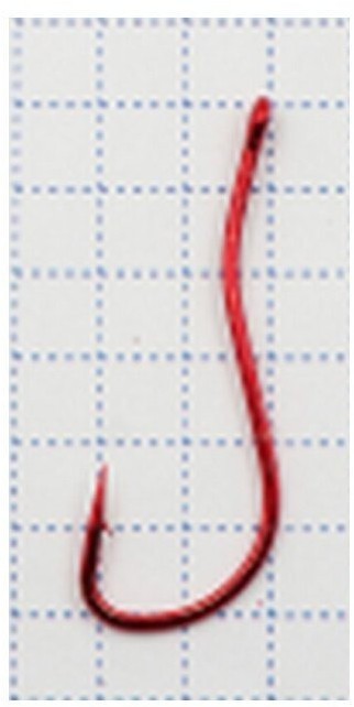 Крючок Koi RYUSEN-Ring-2BH № 2 , RED (10 шт.) KH7471-2RED (68977)