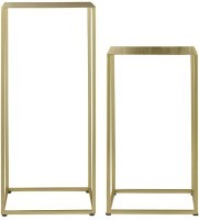 Набор из 2-х столиков mayen gold, золотистые (76904)