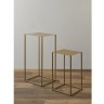 Набор из 2-х столиков mayen gold, золотистые (76904)