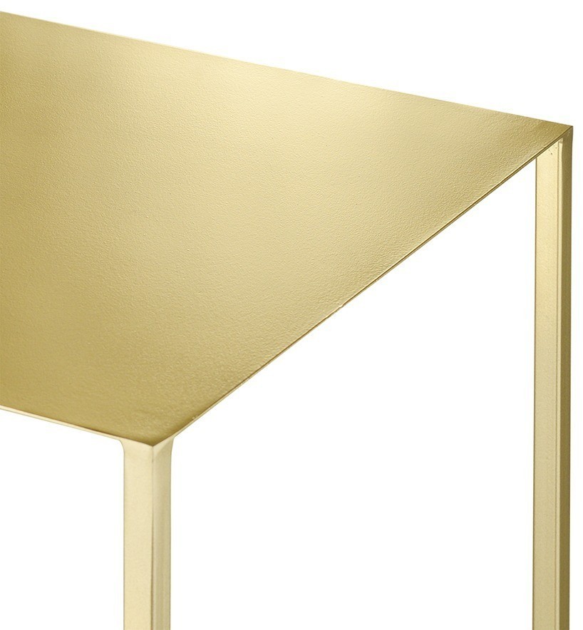 Набор из 2-х столиков mayen gold, золотистые (76904)