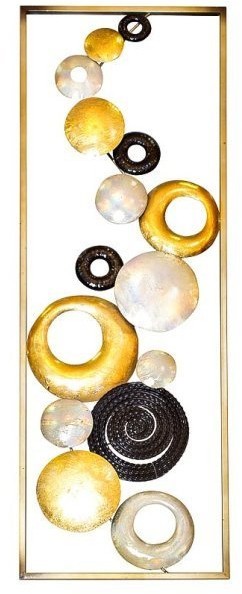 Панно декоративное "Круги" 31,1*89,5*3,8см (TT-00000739)