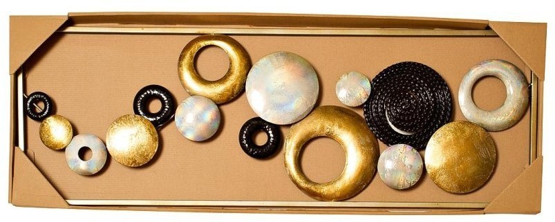 Панно декоративное "Круги" 31,1*89,5*3,8см (TT-00000739)