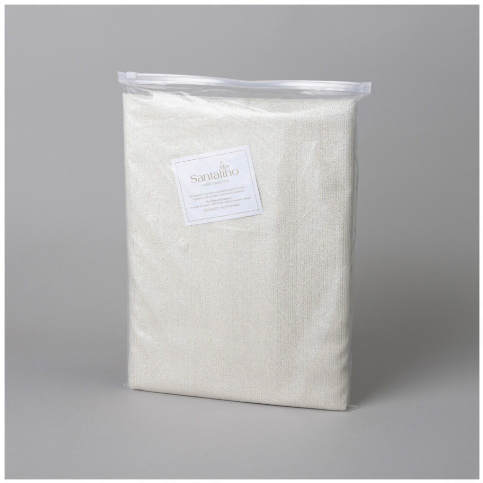 Скатерть органза золото  140х140см евроуголок 100% полиэстер Lefard (850-909-1)