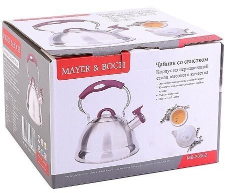 Чайник со свистком 3.0 л Mayer&Boch (30962)