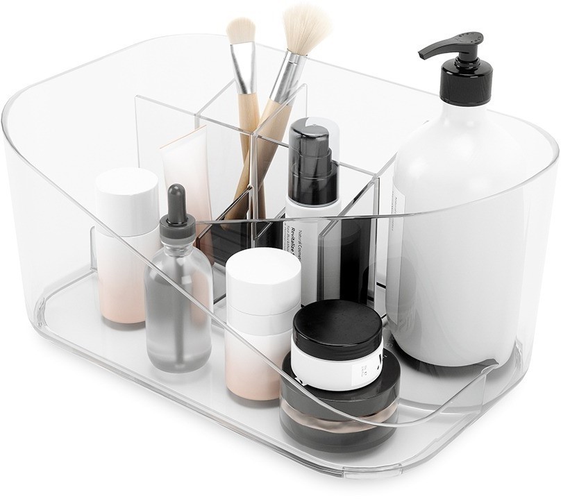 Органайзер для косметики glam, прозрачный (77887)