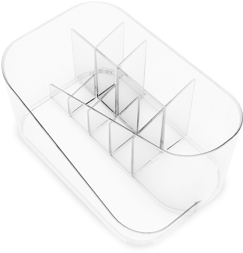 Органайзер для косметики glam, прозрачный (77887)