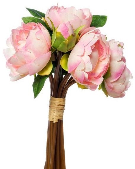 Букет розовых пионов 30см (12) (TT-00000027)
