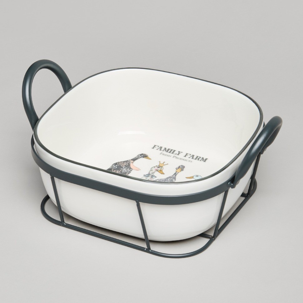 Форма на метал.подставке lefard "family farm" 26,5*21*12,5 cm (263-1371)