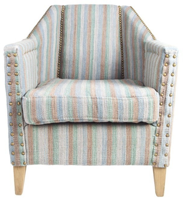 Кресло Джордж XL081-1-OAK, дерево/шерсть, mixed, ROOMERS FURNITURE