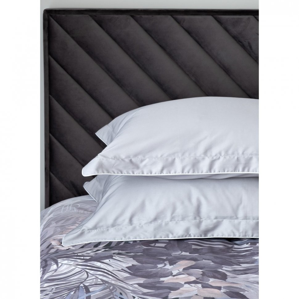 Комплект наволочек сатин серый 50*70(2шт) (TT-00007976)