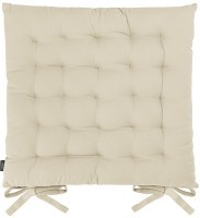 Подушка на стул из хлопка бежевого цвета из коллекции essential, 35х35 см (77446)