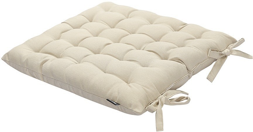 Подушка на стул из хлопка бежевого цвета из коллекции essential, 35х35 см (77446)