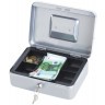 Ящик для денег Brauberg 90х180х250 мм серебристый 291059 (71873)
