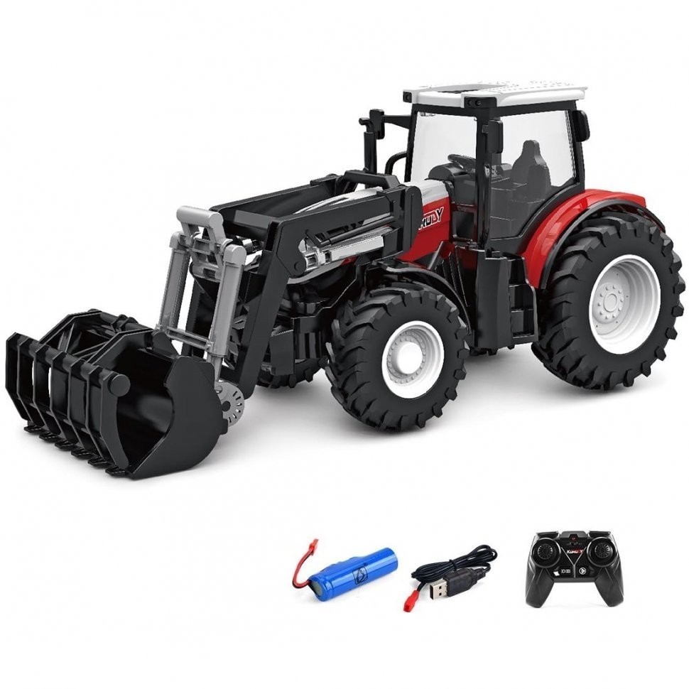 Радиоуправляемый трактор-погрузчик Huina / KoroDy (свет, акб) (KD6631)