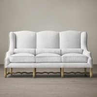 Диван Монсеньор VT10777-A1-A21115A2, каркас массив дуба, обивка лен, Cream, RESTORATION HARDWARE