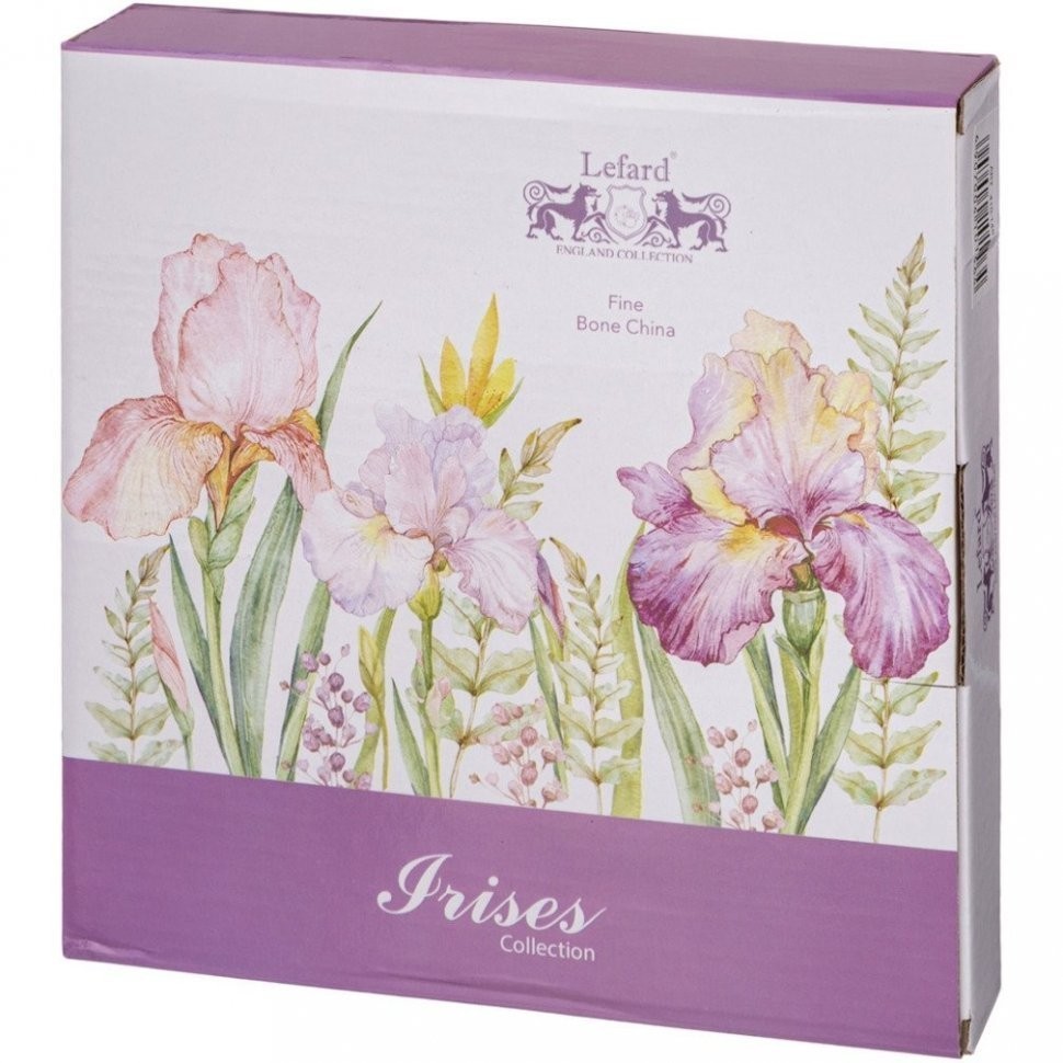 Набор тарелок закусочных lefard "irises" 2 шт. 20,5 см (410-146)