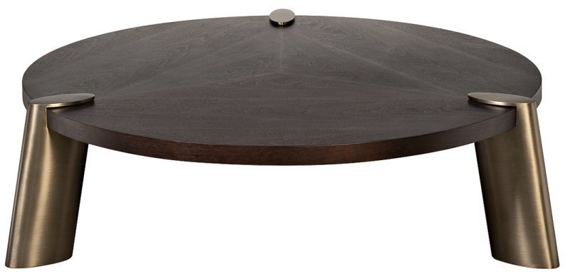 Стол журнальн.Kong темный орех d161,5*43см,столешница d140 (TT-00015495)