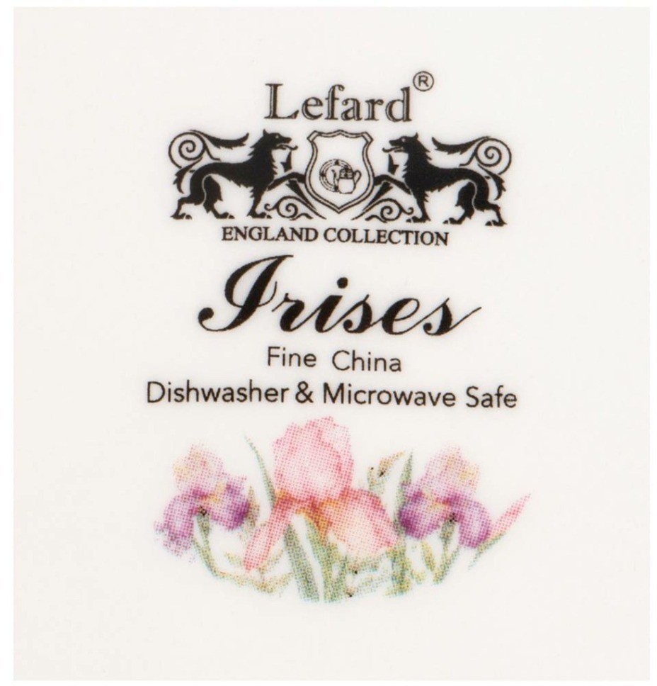 Тарелка закусочная lefard "irises"  20,5 см Lefard (590-352-1)