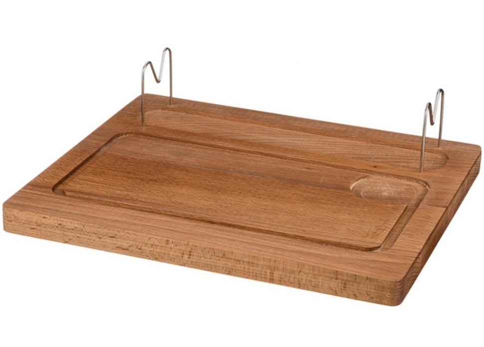 Доска деревянная для шашлыка 36*30 см. Agness (430-162)