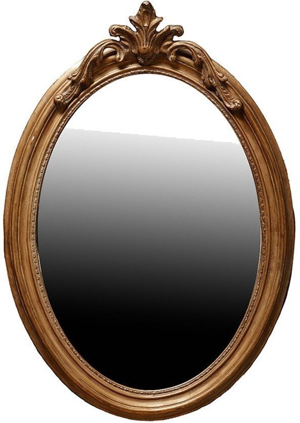 Зеркало MirrorMR05, Массив дерева, brass/brown, ROOMERS FURNITURE