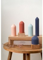 Свеча декоративная синего цвета из коллекции edge, 25,5 см (73484)