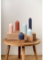 Свеча декоративная синего цвета из коллекции edge, 25,5 см (73484)