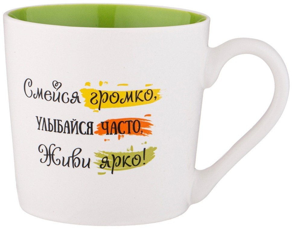 Кружка lefard "позитив" 380мл (260-811)