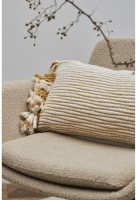 Чехол на подушку горчичного цвета clouds из коллекции ethnic, 35х60 см (76145)