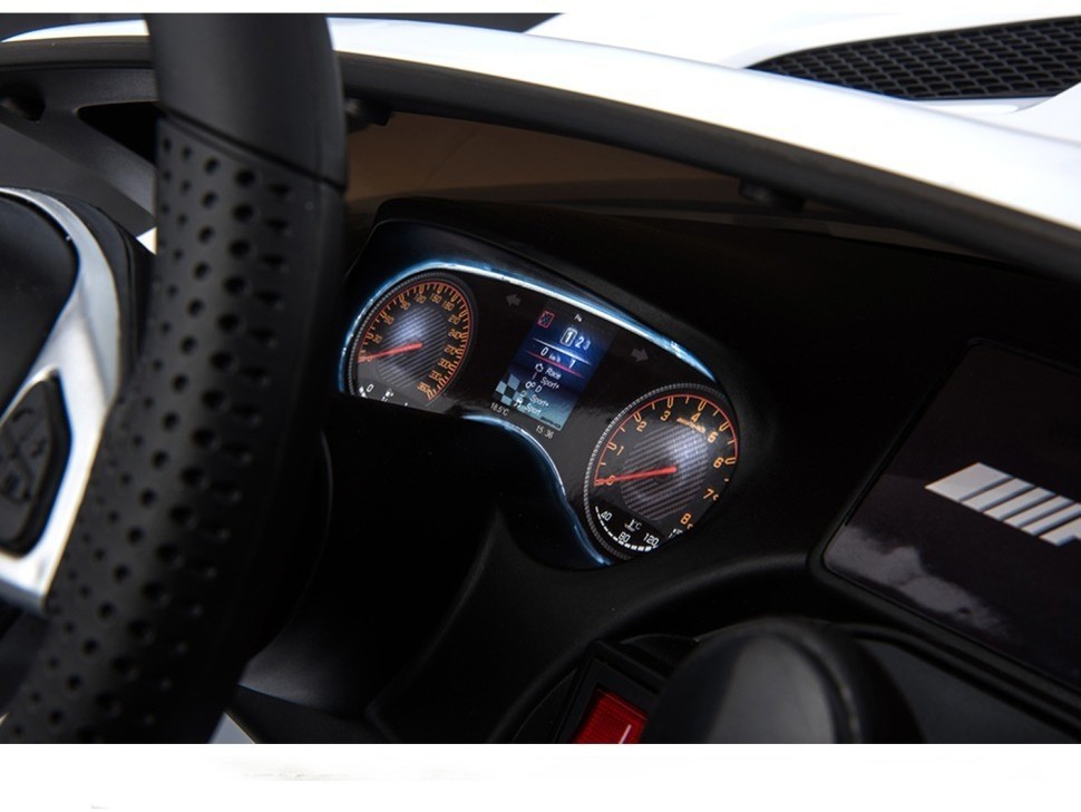 Электромобиль Mercedes-Benz GT R (белый, 4WD, 12V) (HL289-WHITE)