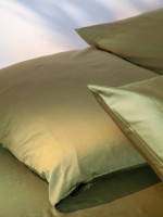Набор наволочек из премиального сатина оливкового цвета из коллекции essential, 50х70 см (79828)