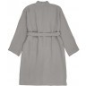 Халат из многослойного муслина серого цвета из коллекции essential, размер l (75393)