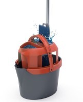 Вставка-отжим для ведра с секцией для чистой воды (70161)