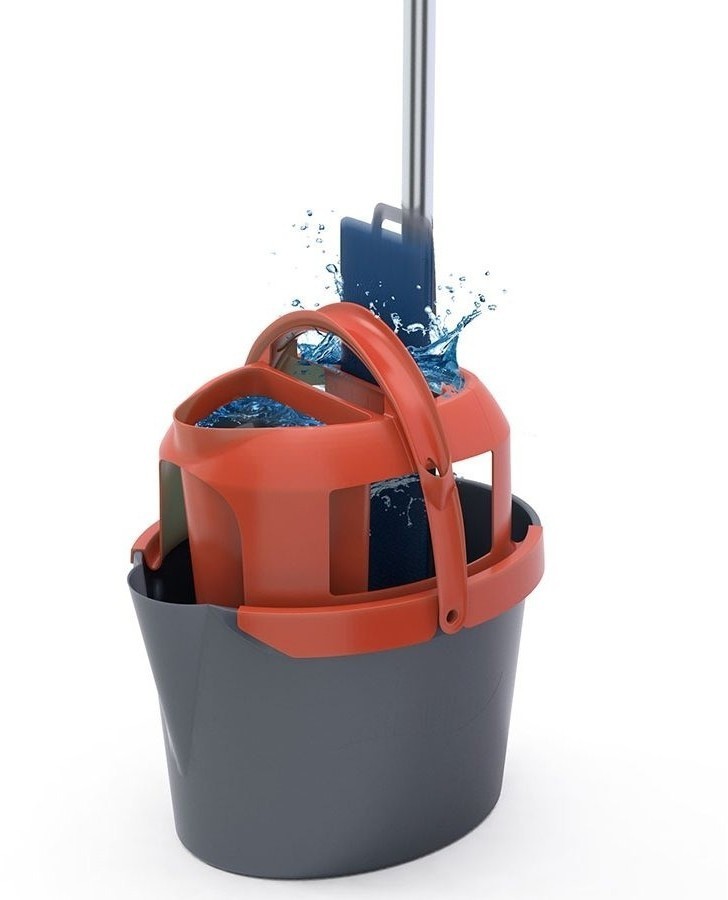 Вставка-отжим для ведра с секцией для чистой воды (70161)