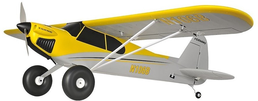 Радиоуправляемый самолет S Cub 1500mm Yellow RTF + Flight Controller (TOP126E)