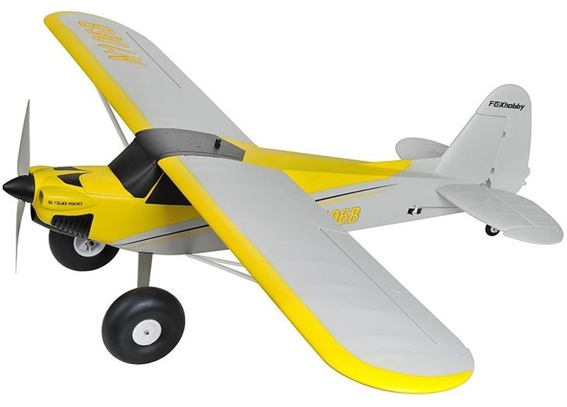 Радиоуправляемый самолет S Cub 1500mm Yellow RTF + Flight Controller (TOP126E)