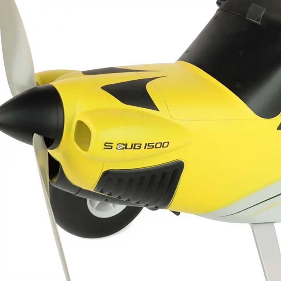 Радиоуправляемый самолет S Cub 1500mm Yellow RTF + Flight Controller (TOP126E)