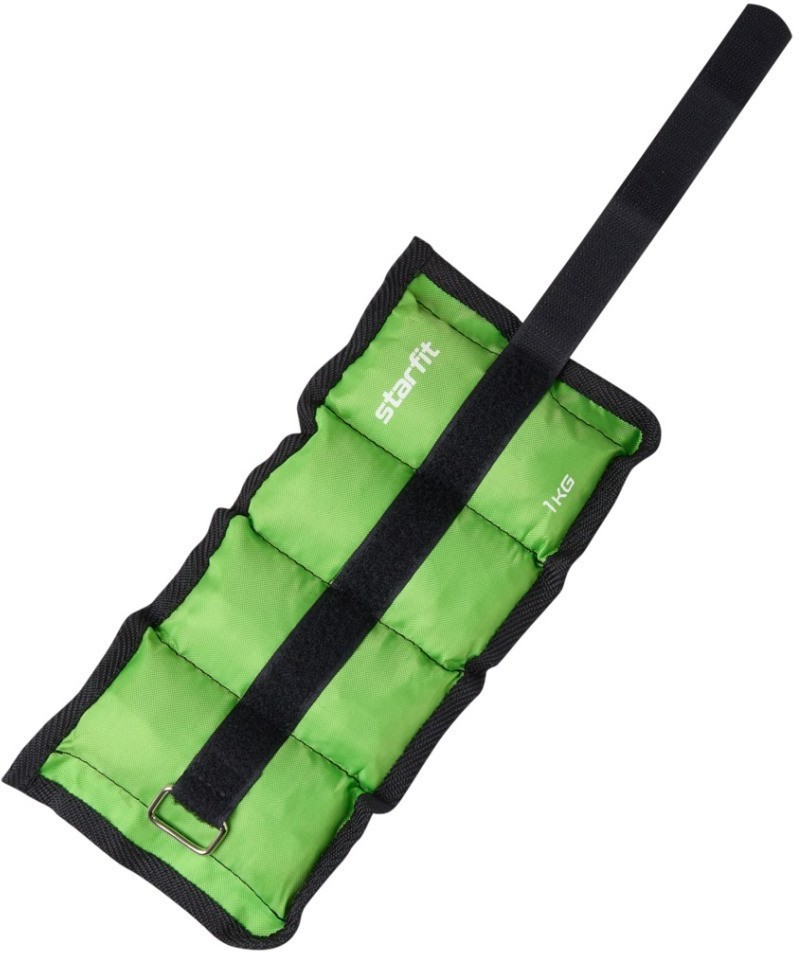 Утяжелители Starfit WT-401, 1 кг, зеленый (1121632)