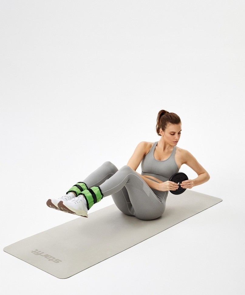 Утяжелители Starfit WT-401, 1 кг, зеленый (1121632)